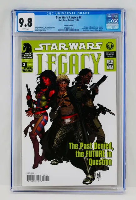 Star Wars: Legacy #2 CGC Second Printing 2nd Print Adam Hughes Cover NM/MT Grail