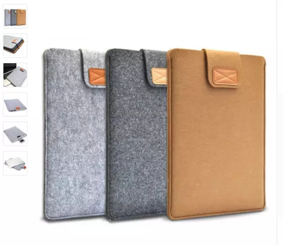 Sleeve Bag Wool Felt Case For Notebook Ultrabook Apple MacBook Air Pro 11 13 15"