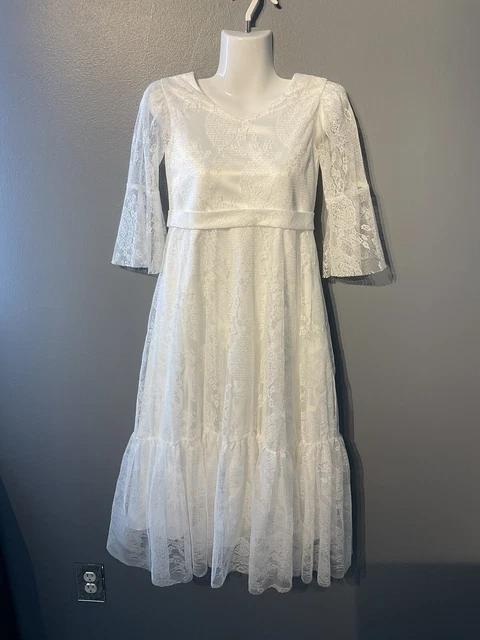 FLOWER GIRL DRESS WEDDING PAGEANT EASTER HOLIDAY size 8-9Y