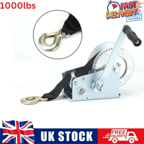 JET SKI CLOTHES line bing Manual Hand Winch 1000lbs Boat Trailer
