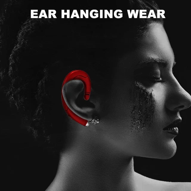 Running Sports Earphone Bone Conduction Ear Hook Bluetooth 5.0 Wireless Q7R6