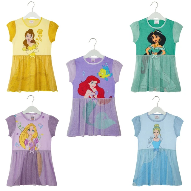 DISNEY PRINCESS LS PAJAMAS SET Cinderella Sleeping Beauty Jasmine Girls