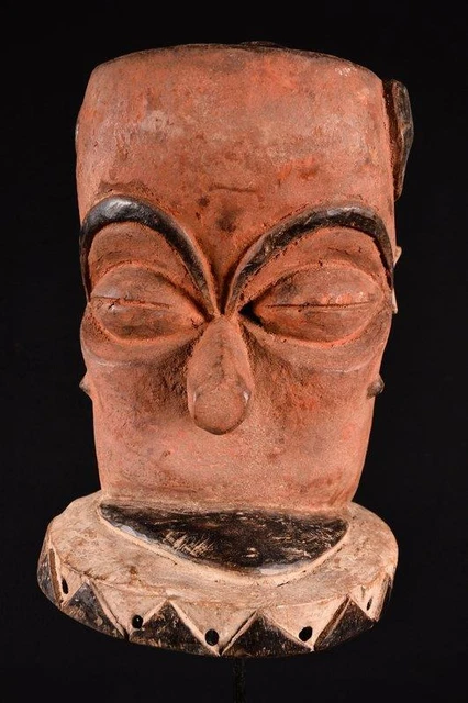 18986 African Old Pende Helmet Mask/Helmet Mask Dr Congo