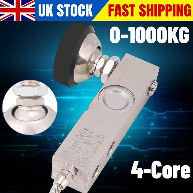 SHEAR CANTILEVER BEAM Pressure Sensor 1000KG Beam Load Cell Sensor 4 ...