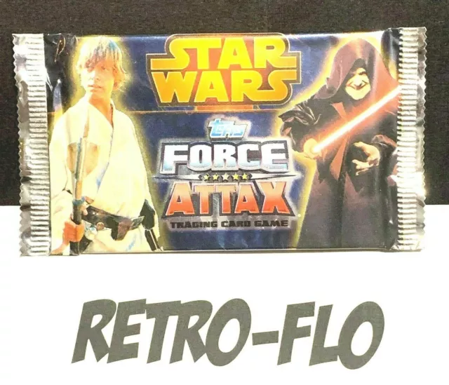 Booster Star Wars Topps Force Attax Collector Rara Nuovo IN Blister