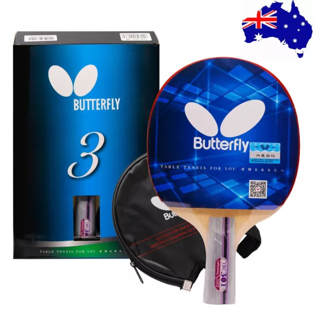 Butterfly TBC301 Table Tennis Ping Pong Racket Paddle Bat Blade Penhold CS/Short