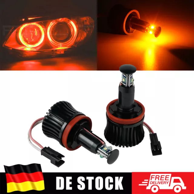 2x LED Angel Eyes Birnen Für BMW E60 E61 07-10 E90 E91 09-12 Xenon Scheinwerfer