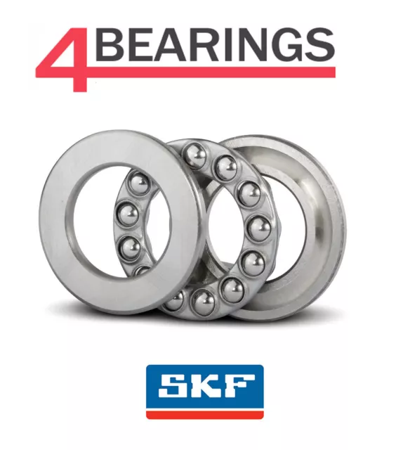 SKF 51101 12mm x 26mm x 9mm 3 Part Thrust Ball Bearing