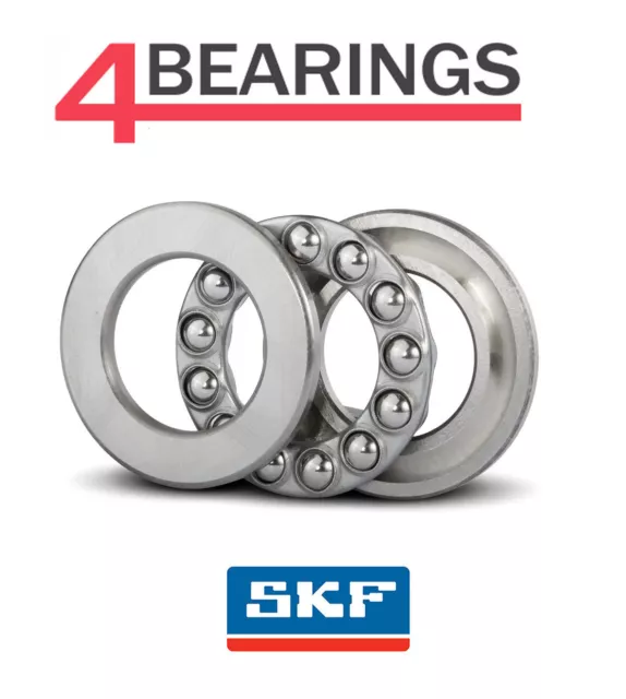 SKF 51106 30mm x 47mm x 11mm 3 Part Thrust Ball Bearing