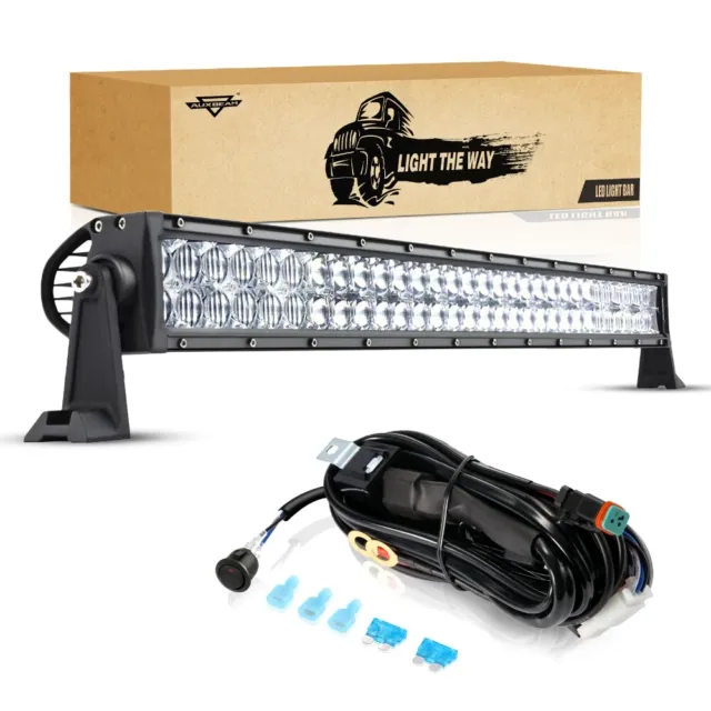 AUXBEAM 5D 180W 32"inch Led Work Light Bar Offroad Driving Lamp for Jeep Ford