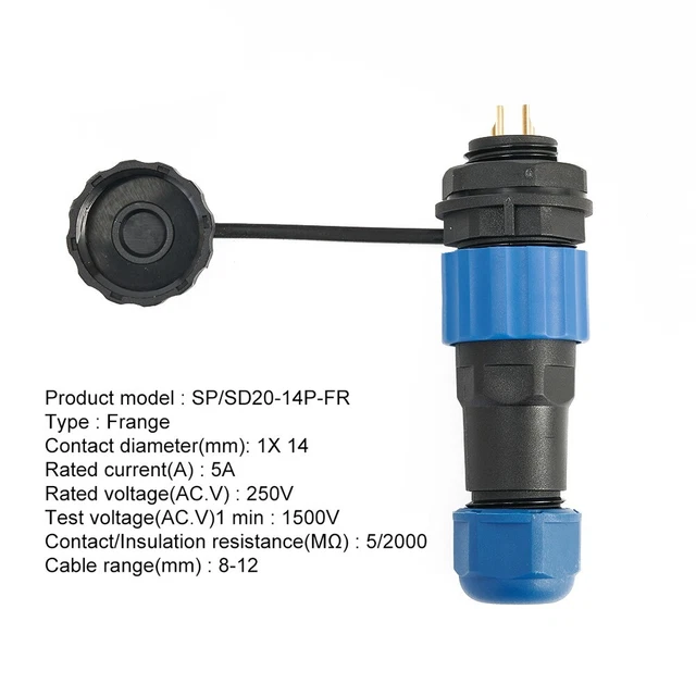 Connecteur de panneau SP20 polyvalent pour applications d'éclairage extérieur