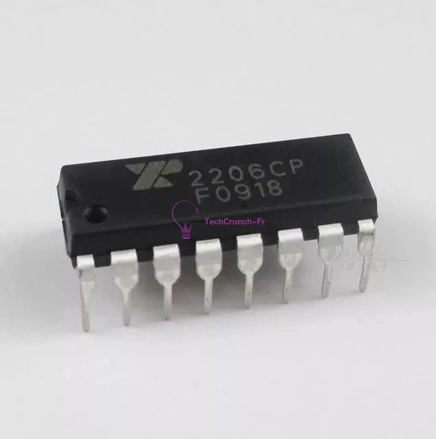 Amplificateur Vidéo IF Monolithique TBA440C De Siemens - Circuit Intégré DIP16 - Neuf