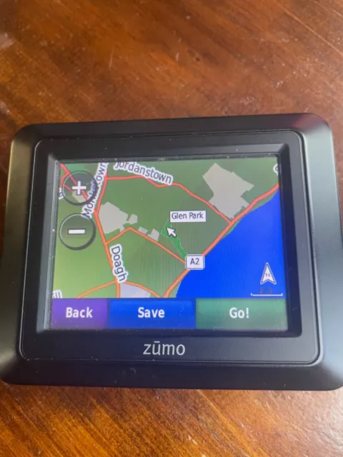 Garmin Zumo 220 Motorcycle Sat Nav With Instructions, chaargers and Box