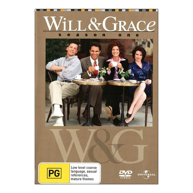 WILL AND GRACE: Season 1 DVD (4 Disc set) Brand NEW Sealed Region 4
