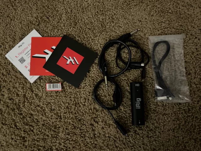 IK Multimedia iRig HD - Digital Guitar Interface for iPhone, iPod, and iPad