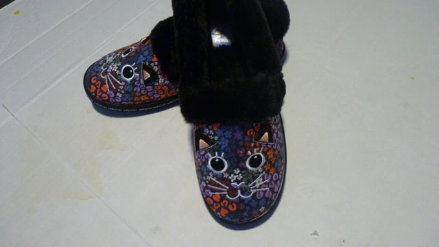 BOBS FROM SKECHERS PAWS Too Cozy Slipper Cats Memory Foam