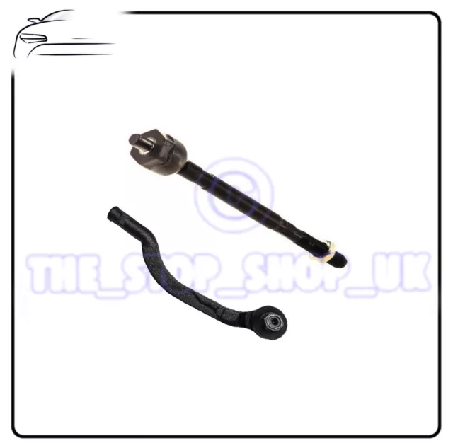 Renault Laguna II March 2001- Right Inner & Outer Tie Rod End Steering Track Rod