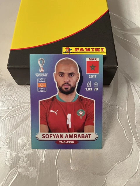 Panini FIFA Fussball-Weltmeisterschaft Katar 2022 Albumaufkleber - MAR11 Sofyan Amrabat