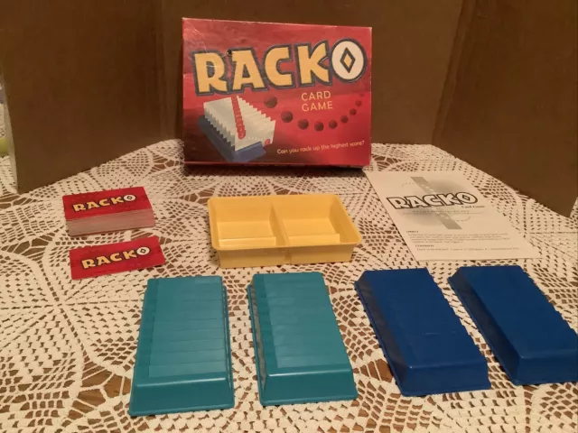 Parker Brothers RACK-O 2-4 Players Card Game No. 40073