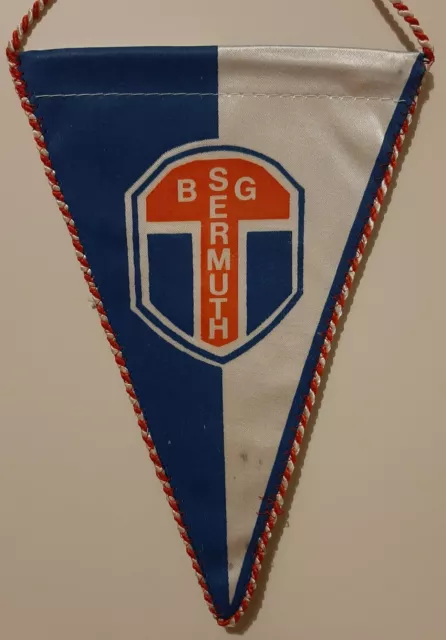 BSG Sermuth Sachsen Wimpel DDR Fussball Oberliga Pennant Leipzig Colditz selten