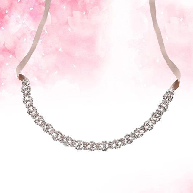 Abito da sposa portatile cintura donna strass sposa decorativo cintura