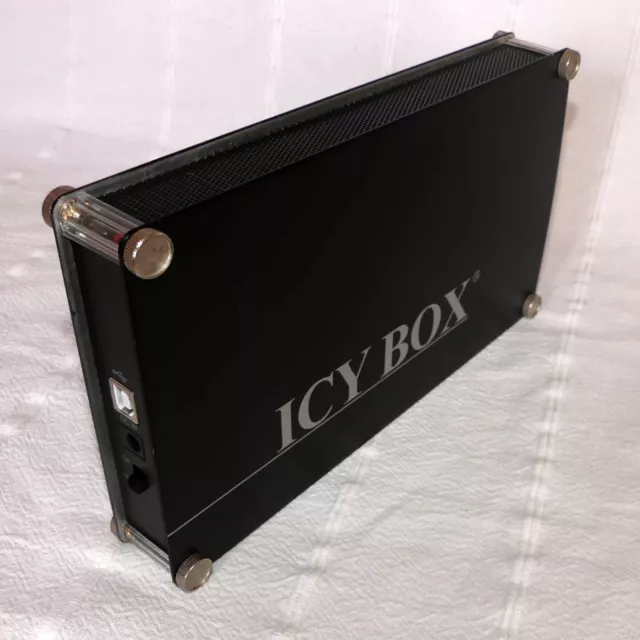 ICY BOX - Festplattengehäuse | IDE/SATA | USB 2.0 | 3,5” inkl. 250 GB HDD