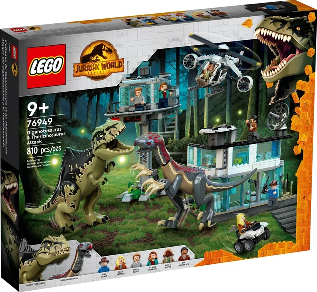 LEGO JURASSIC WORLD 76949 Giganotosaurus & Therizinosaurus Attack - NEU ...