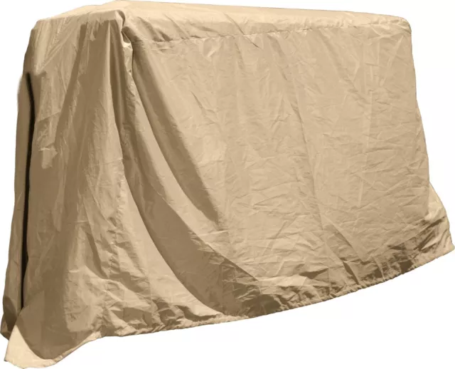 Golf Cart 4 Passenger Deluxe Beige Storage Cover Universal Fit for Extended Tops