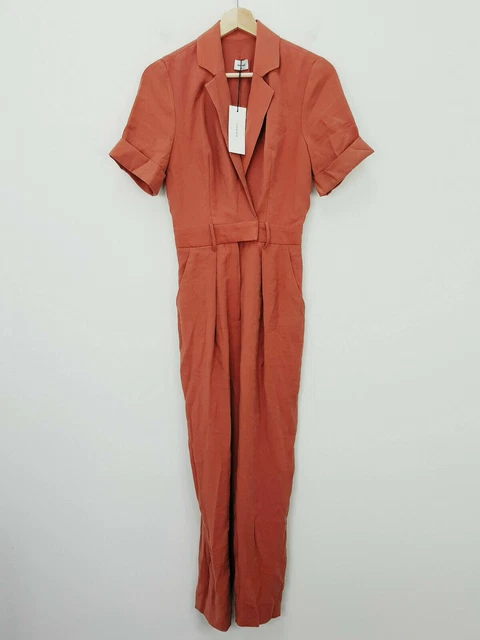 SHEIKE Womens Size 6 Latte Eclipse Jumpsuit NEW RRP $169.95 - Missing Belt