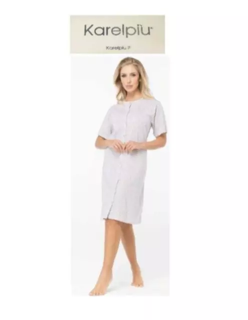 Camicia da notte on sale maniche corte con bottoni