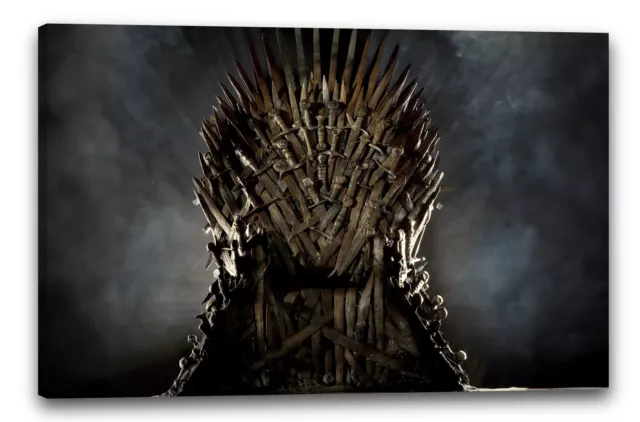 Lein-Wand-Bild: Game of Thrones Iron Throne Eiserner Thron