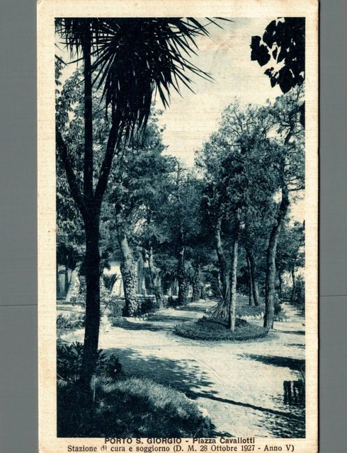 Ascoli Piceno Porto S. Giorgio piazza Cavallotti F. piccolo  spedita