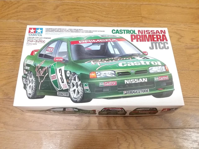 TAMIYA 1/24 CASTROL NISSAN PRIMERA JTCC vintage japanese