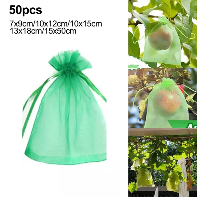 Borsa a rete protezione frutta per piante da giardino facile da installare per m