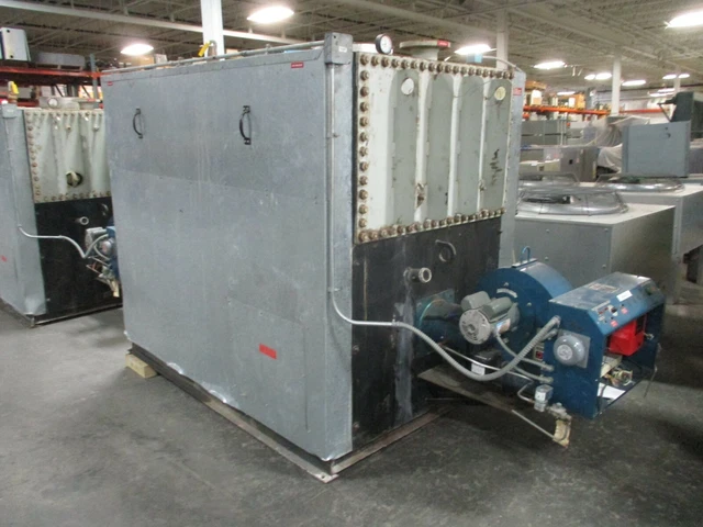 Ajax Natural Gas Boiler WFG 3500 3,500,000BTU In 2,870,000BTU Out 1Ph 230V Used Ajax Natural Gas Boiler WFG 3500 3,500,000BTU In 2,870,000BTU Out 1Ph 230V Used