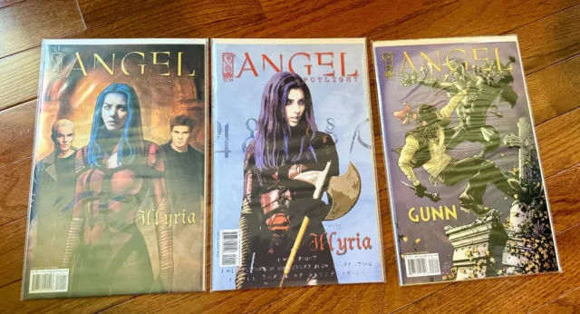 Buffy the Vampire Slayer - ANGEL SPOTLIGHT COMIC LOT Illyria & Gunn NM