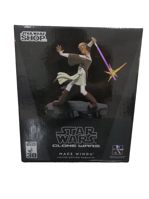 Gentle Giant Star Wars Clone Wars Mace Windu Limited Edition Maquette
