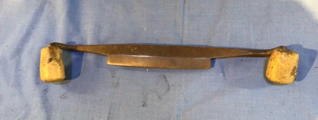 Antique French Vintage Drawknife Spokeshave Woodworking Tool