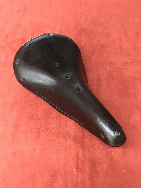Vintage Brooks B15 schmaler Sattel Leder braun Sitz Fahrrad Radfahren Retro