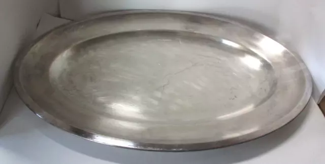 Vintage Hotel Kaiserhof Large Metal Serving Tray 21" x 14"