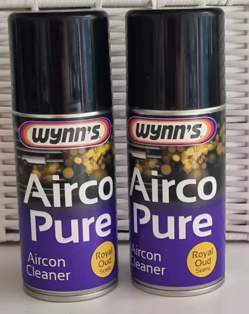 2 detergenti sistema aria condizionata antibatterico Wynn's Airco-Pure Royal Oud 150 ml