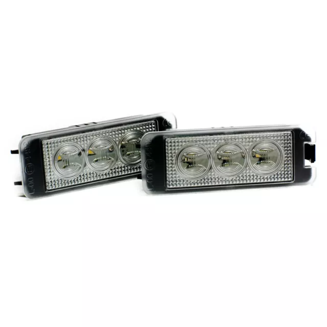 2 X LED Éclairage De Plaque pour VW Module Caractéristique Xenon Top