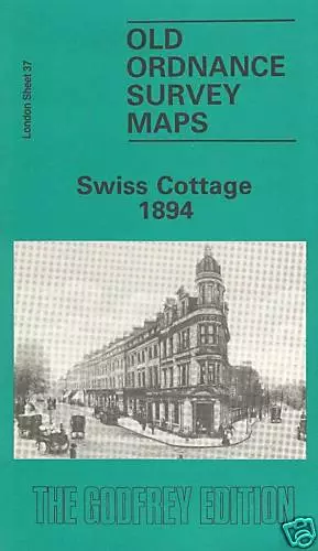 Old Ordnance Survey Map Swiss Cottage 1894