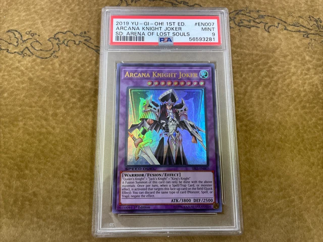 Yu-Gi-Oh! Speed Duel Arcana Knight Joker SBLS-EN007 1st Edition Ultra Rare PSA 9