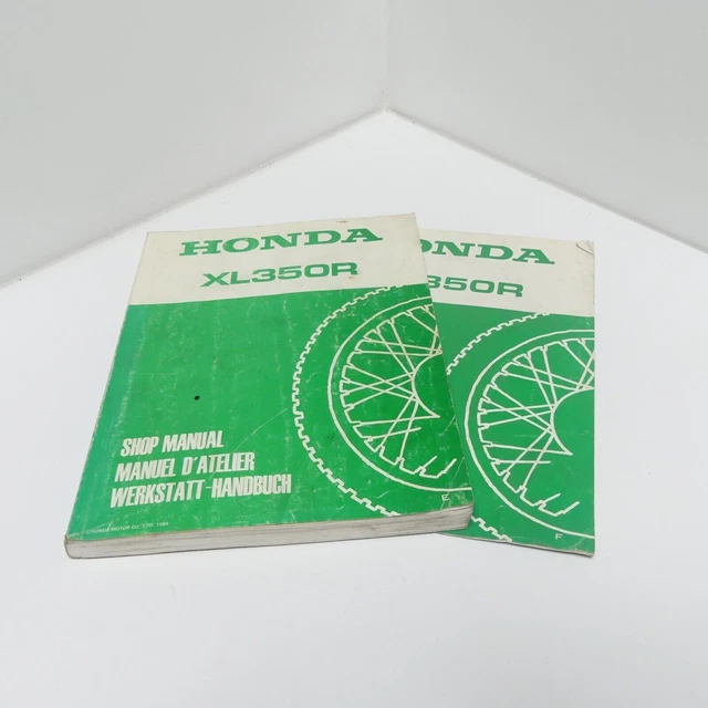 ORIGINAL HONDA XL 350 R Werkstatthandbuch Reparaturanleitung Handbuch