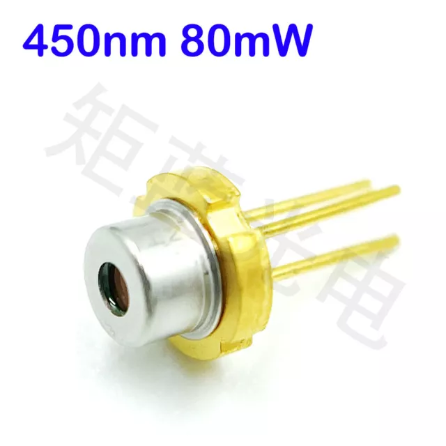 10PCS Sharp GH04580A2G Blue 450nm 85mW Laser Diode (Single Mode)