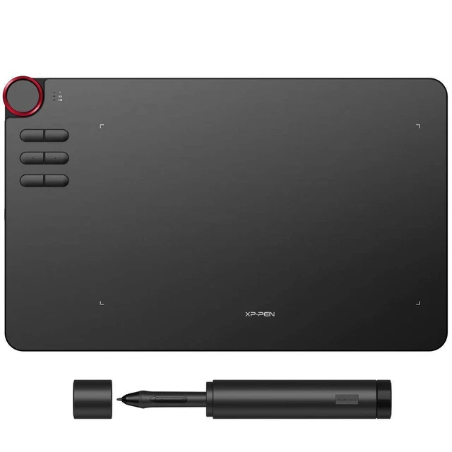 VEIKK 2023 Volia L Tavoletta Grafica, Tavoletta da Disegno da 10 x 6 Pollici con 4 Meccanici Personalizzati, per Windows Mac Linux Android ChromeOS