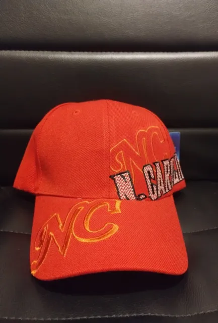 NORTH CAROLINA ADJUSTABLE Red Trucker hat Headwear $9.50 - PicClick
