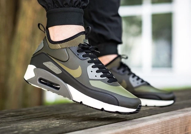 NIKE AIR MAX 90 Homme Ultra Milieu Hiver Taille 10 Eur 45 (924458 300)  Vert/Khaki EUR 111,03 - PicClick FR