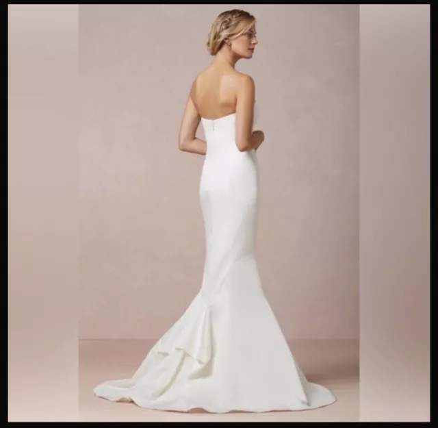 BHLDN NWT Nicole Miller $ 1,200 Dakota Bridal Gown Size 14 3